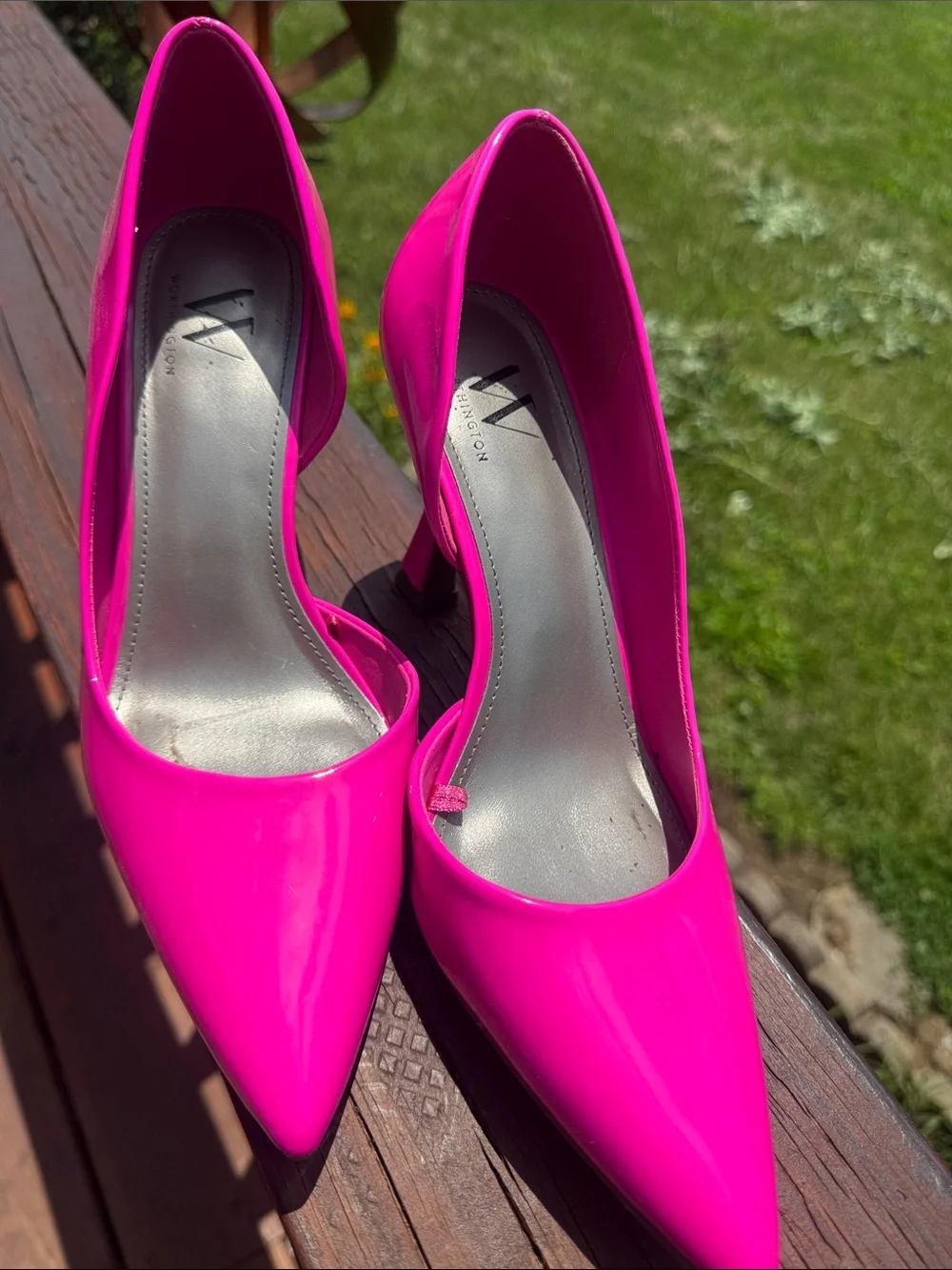 Neon pink Worthington Women’s Heel Pumps - Picture 3 of 4